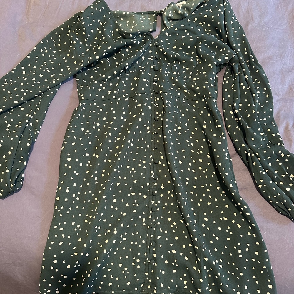 Green Polka Dot Abercrombie Dress
